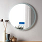 Round LED Frosted Edge Touch Screen Mirror with Integrated Bluetooth