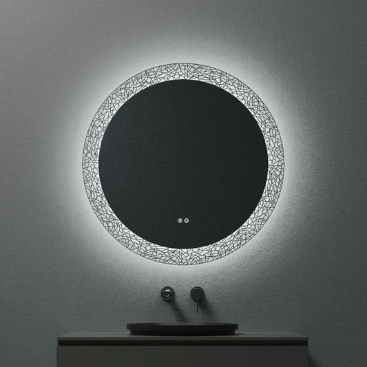 Round LED Mirror - Lazer Collection